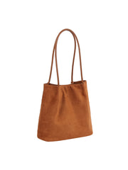 Minimal Suede Everyday Tote