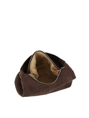 Curved Zip Top Shoulder Bag