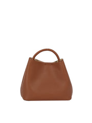 Structured Mini Bucket Handbag Set with Pouch