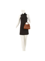 Structured Mini Bucket Handbag Set with Pouch