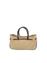 Belt Accent Structured Shoulder Handbag