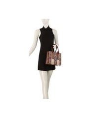 Aztec Pattern Fringe Tote