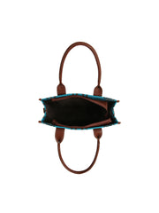 Mesa Pattern Flat Panel Boxy Tote