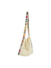 Boho Pearl Crochet Shoulder Bag