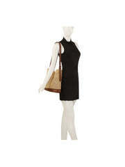 Woven Accent Bucket Bag