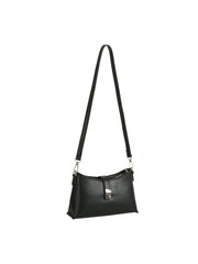 Sleek Lock Shoulder Bag