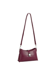 Sleek Lock Shoulder Bag