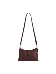 Sleek Lock Shoulder Bag