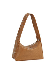 Grommet Edge Shoulder Bag
