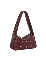 Grommet Edge Shoulder Bag