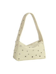 Grommet Edge Shoulder Bag