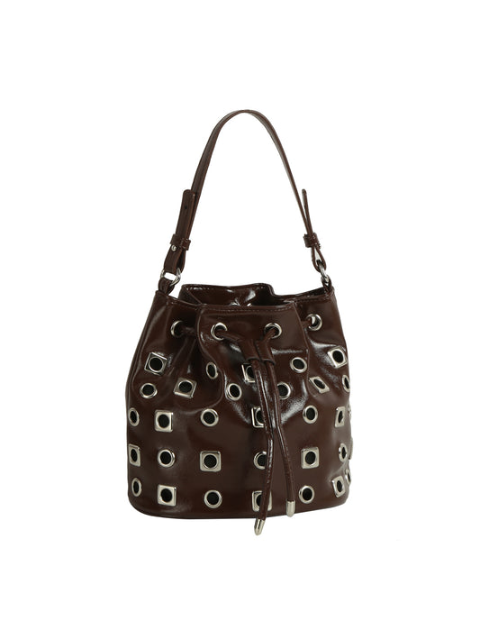 Studded Edge Bucket Bag