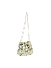 Disco Sparkle Sequin Chain Bag