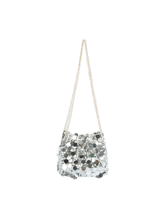 Disco Sparkle Sequin Chain Bag