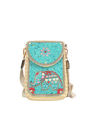 Beaded Boho Crossbody Phone Bag