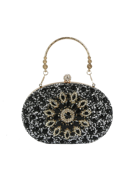 Radiant Gemstone Evening Clutch