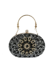 Radiant Gemstone Evening Clutch