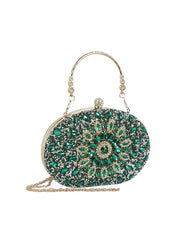 Radiant Gemstone Evening Clutch