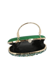 Radiant Gemstone Evening Clutch