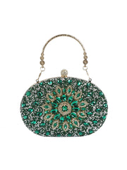 Radiant Gemstone Evening Clutch