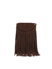 Fringe Suede Crossbody Bag