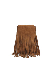 Fringe Suede Crossbody Bag