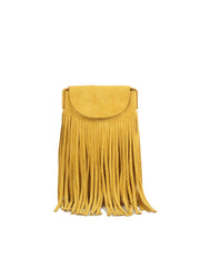 Fringe Suede Crossbody Bag