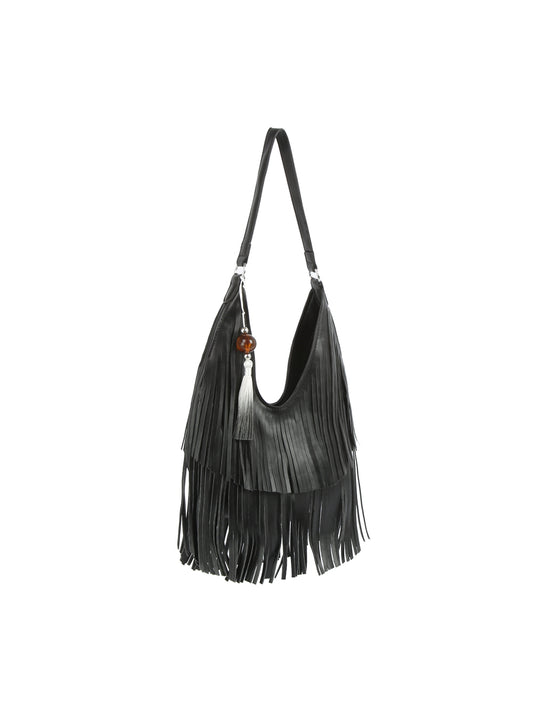 Fringe Tassel Shoulder Hobo