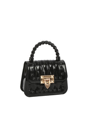 Studded Jelly Mini Top-Handle Bag