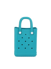 Perforated Jelly Mini Tote Bag