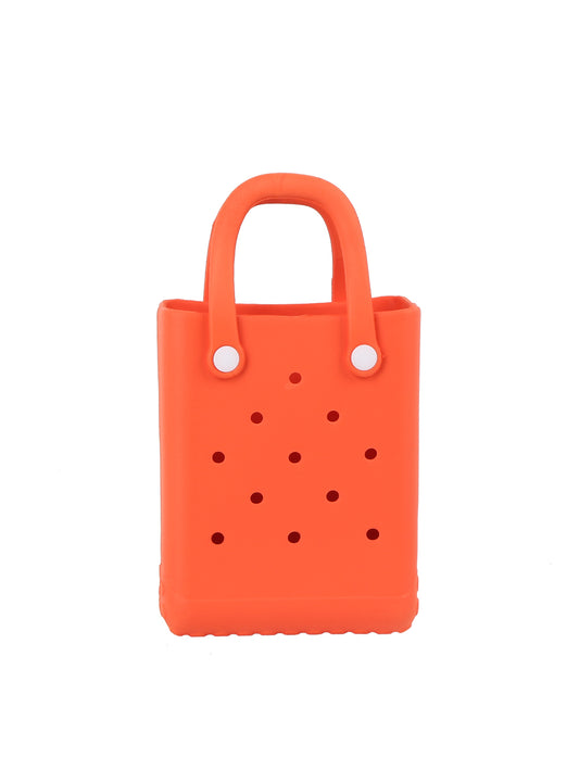 Perforated Jelly Mini Tote Bag