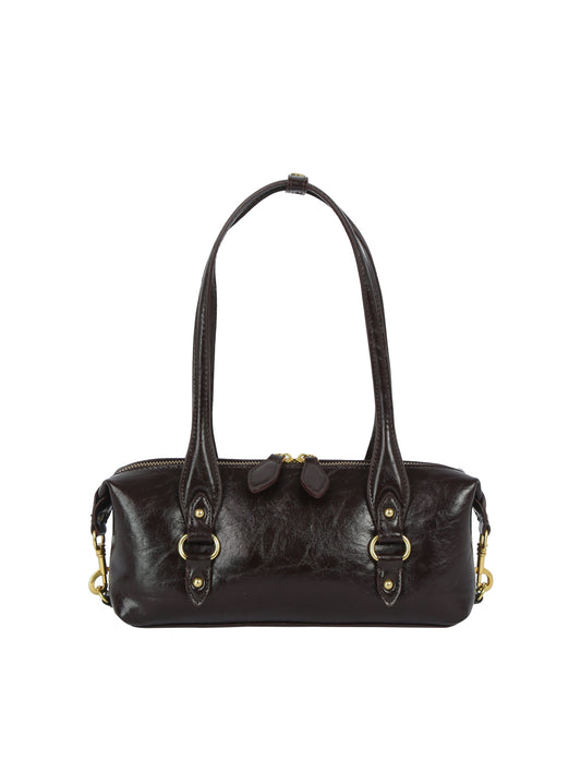 Vintage Barrel Shoulder Handbag