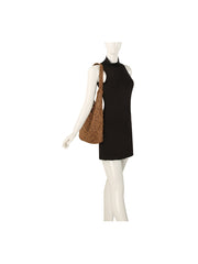 Openwork Crochet Shoulder Tote Bag