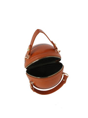 Basketball Shape Round Crossbody Bag
