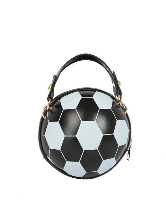 Soccer Ball Round Crossbody Bag