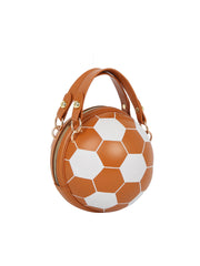 Soccer Ball Round Crossbody Bag