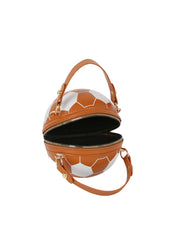 Soccer Ball Round Crossbody Bag