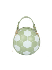 Soccer Ball Round Crossbody Bag