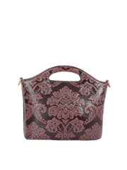 Vintage Floral Embossed Handbag