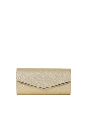 Glitter Envelope Evening Clutch Bag with Chain Strap