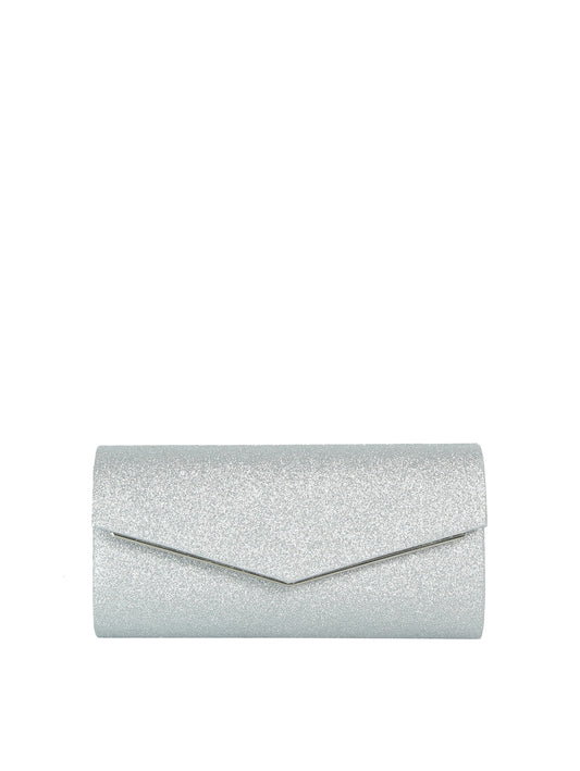 Glitter Envelope Evening Clutch Bag with Chain Strap