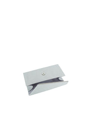 Glitter Envelope Evening Clutch with Metal Accent and Chain Strap