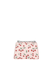 Cherry Print Mini Flap Bag