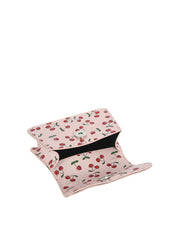 Cherry Print Mini Flap Bag