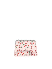 Cherry Print Mini Flap Bag