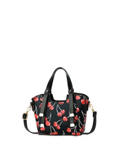 Cherry Print Mini Satche Tote Bag
