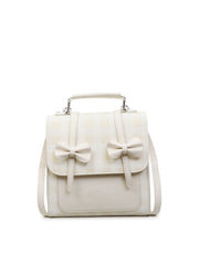 Double Bow Gingham Backpack