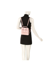 Double Bow Gingham Backpack