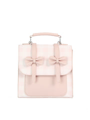 Double Bow Gingham Backpack
