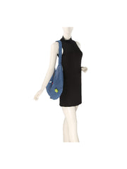Crochet Floral Slouch Shoulder Hobo Bag